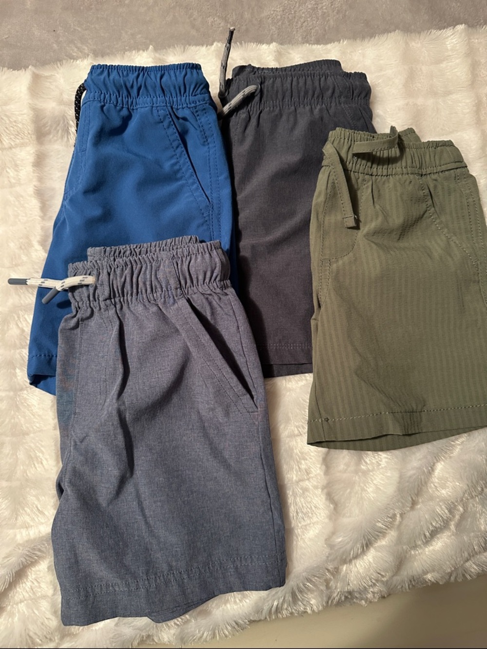 Toddler Boy Elastic-Waist Casual Shorts - Blue, Gray, Black, Olive